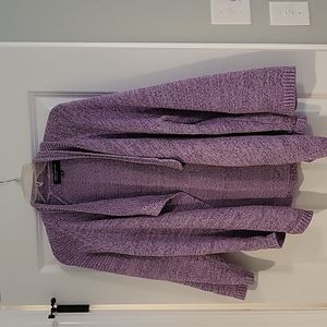 Jones New York lavender cardigan- LAST CHANCE